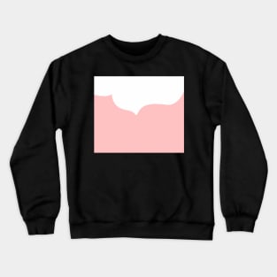 Abstract - pink and white. Crewneck Sweatshirt